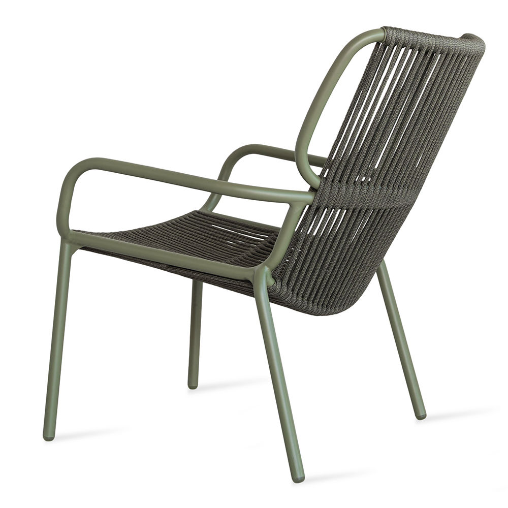 Vincent Sheppard_Ribbon Lounge Chair_Moss_135°_FF